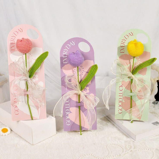 'Good luck Everyday' Flower card - 10pcs - Prismribbons