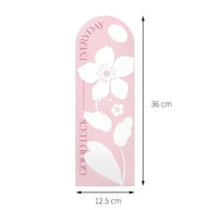 'Good luck Everyday' Flower card - 10pcs - Pink - Prismribbons
