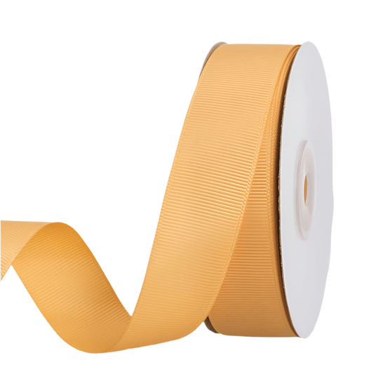 Grossgrain Ribbon - Gold - Prismribbons