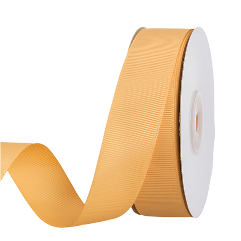 Grossgrain Ribbon - Gold - Prismribbons