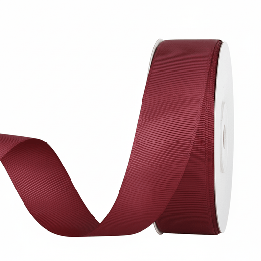 Grossgrain Ribbon - Maroon - Prismribbons
