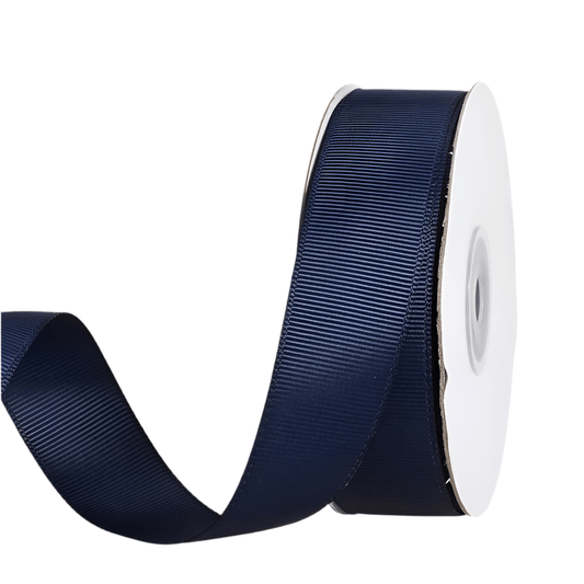 Grossgrain Ribbon - Navy - Prismribbons
