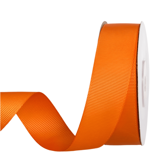 Grossgrain Ribbon - Orange - Prismribbons
