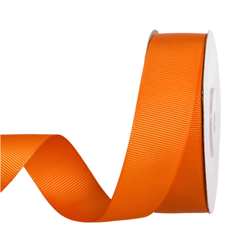 Grossgrain Ribbon - Orange - Prismribbons