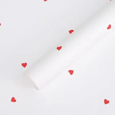 Heart Pattern Wrapping Sheets - 20 sheets - Prismribbons