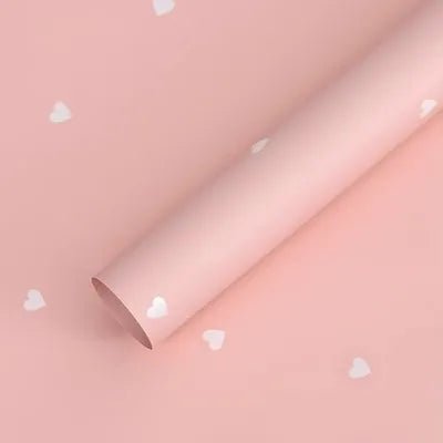 Heart Pattern Wrapping Sheets - 20 sheets - Prismribbons