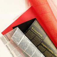 Newspaper Bouquet Wrapping Sheets (20 sheets)