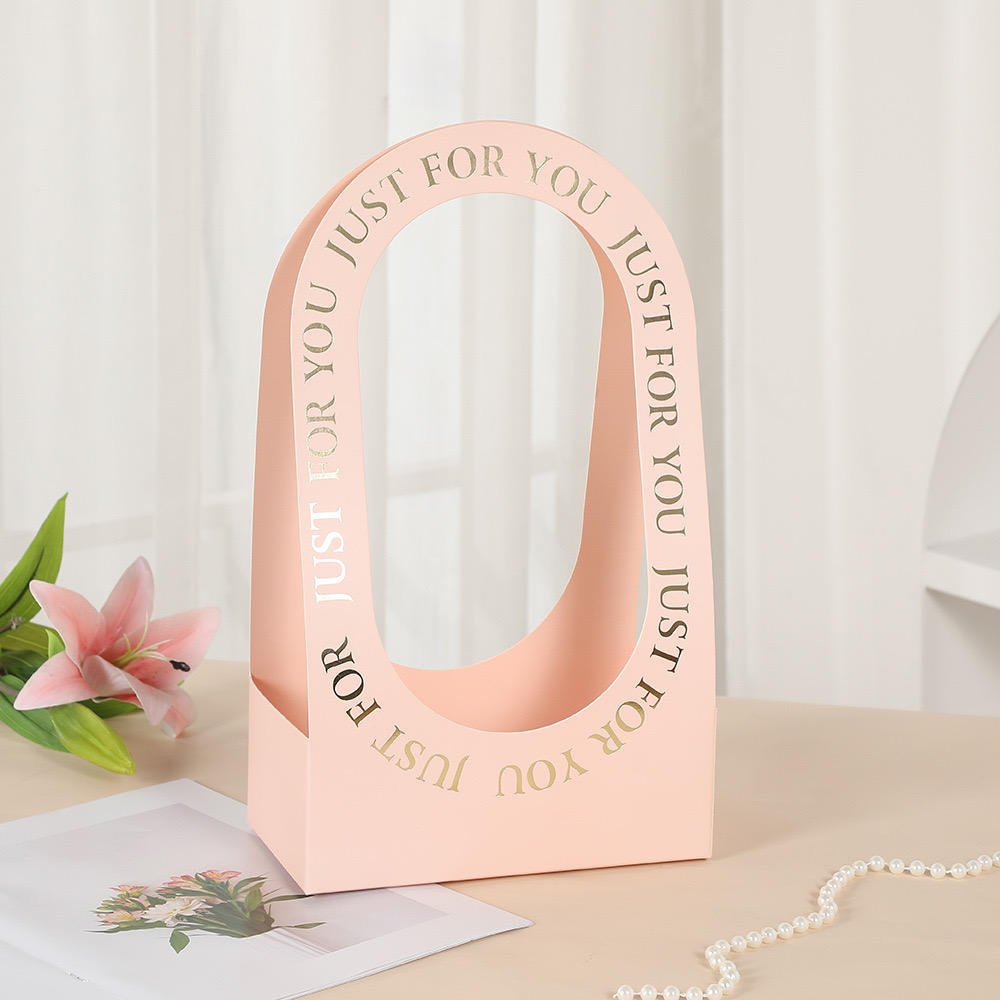 "Just For You" Flower Arrangement Bag (5pcs) - Prismribbons