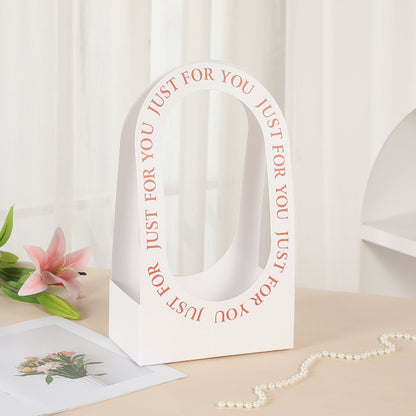 "Just For You" Flower Arrangement Bag (5pcs) - Prismribbons