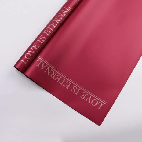 Love is Eternal Wrapping Sheets - 20 sheets - Maroon - Prismribbons