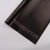 Love is Eternal Wrapping Sheets - 20 sheets - Black - Prismribbons