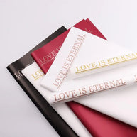Love is Eternal Wrapping Sheets - 20 sheets - Black - Prismribbons