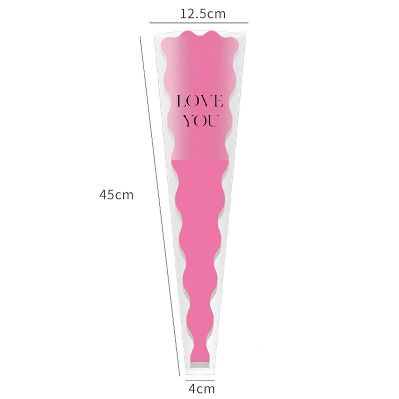 Love You Wavy Flower Sleeves - 20 pcs - Prismribbons