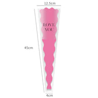 Love You Wavy Flower Sleeves - 20 pcs - Prismribbons