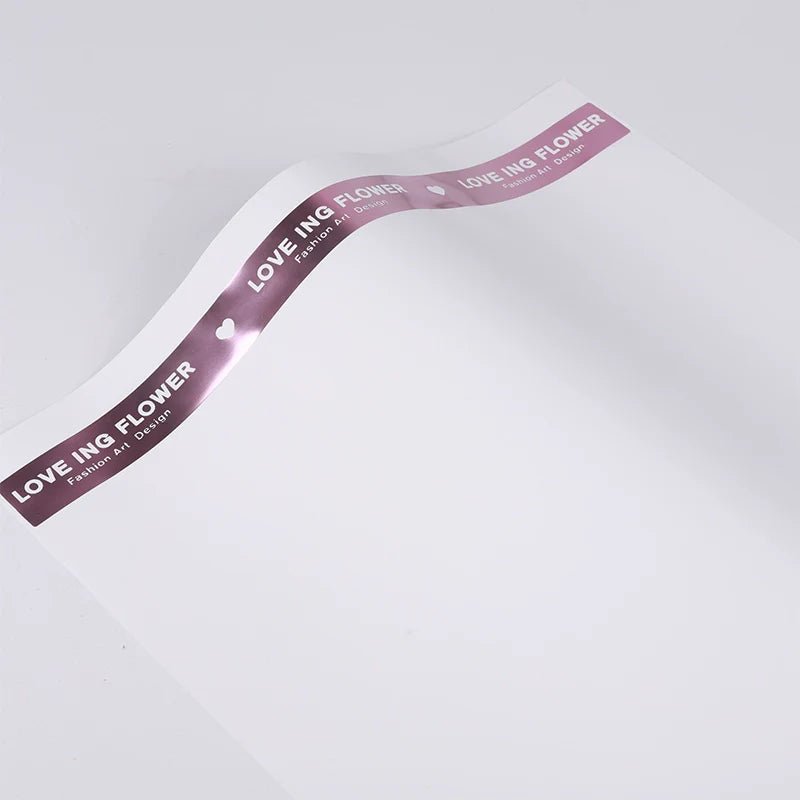 "Loving Flower" Bouquet Wrapping Sheet - Rose Gold (10 sheets) (30cmx45cm) - Prismribbons