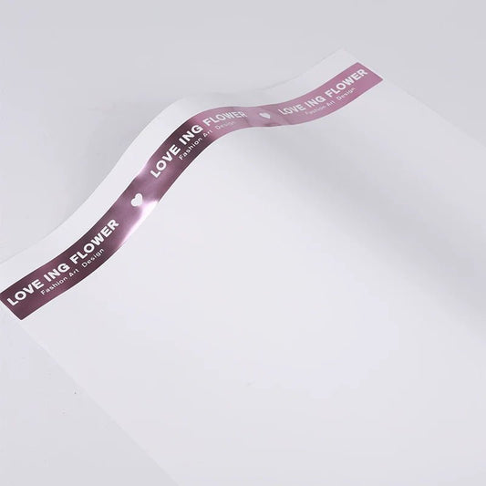 "Loving Flower" Bouquet Wrapping Sheet - Rose Gold (10 sheets) (30cmx45cm) - Prismribbons