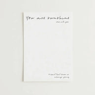 Minimal Line Art Wrapping Sheets - 20 sheets - You are sunshine - Prismribbons