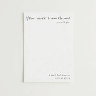 Minimal Line Art Wrapping Sheets - 20 sheets - You are sunshine - Prismribbons