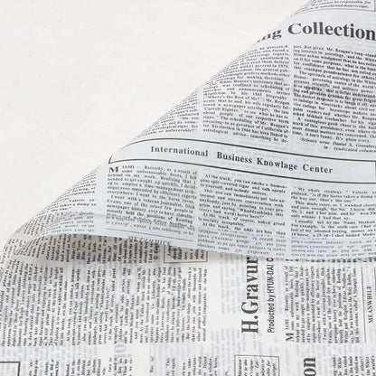 Newspaper Bouquet Wrapping Sheets (20 sheets) - Prismribbons