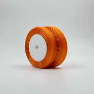 Organza Ribbon (0.5 inch) (35 meter) - Orange - Prismribbons