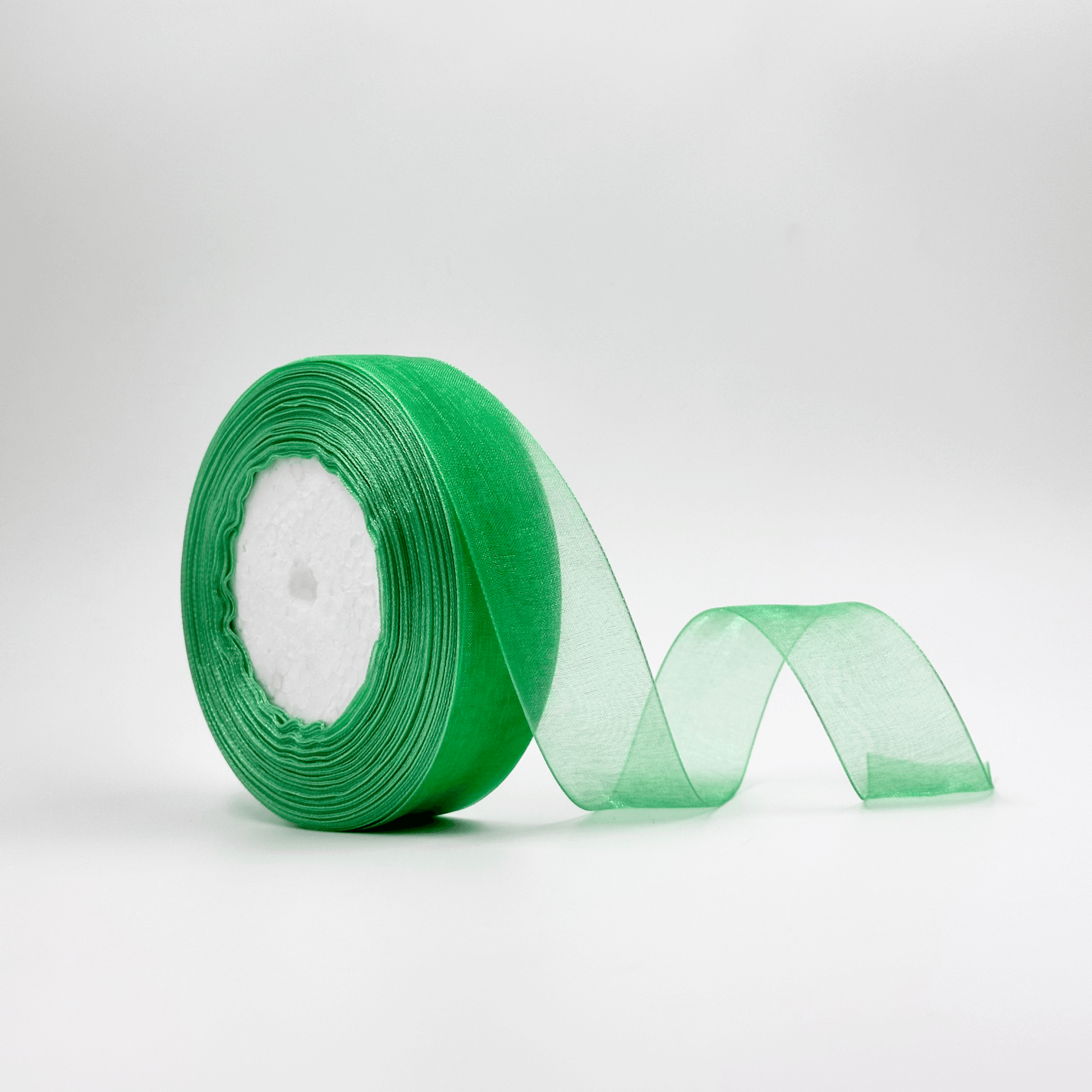 Organza Ribbon - Sea Green - (1 inch) - Prismribbons