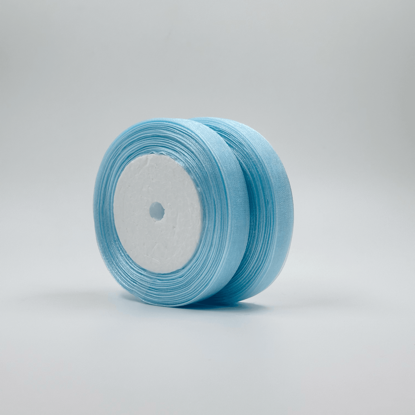 Organza Ribbon - Sky Blue (0.5 inch) - Prismribbons