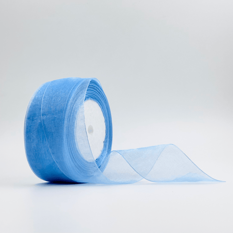 Organza Ribbon - Sky Blue (1.5 inch) - Prismribbons