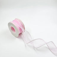 Pearl Ribbon - Pink (1.5 inch) (5 yards) - Prismribbons