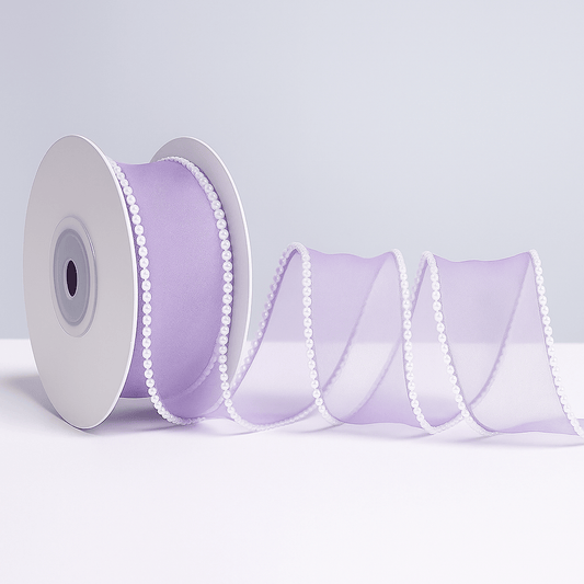 Pearl Ribbon - Purple (9MTR) - Prismribbons