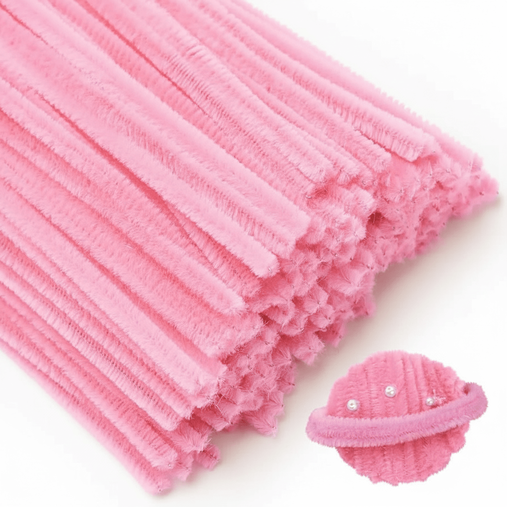 Pipe Cleaner for Craft - Baby Pink - Prismribbons