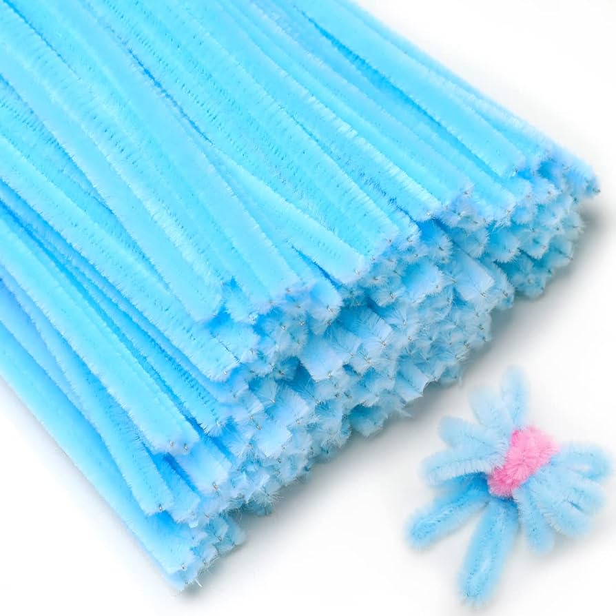 Pipe Cleaner for Craft - Blue - Prismribbons
