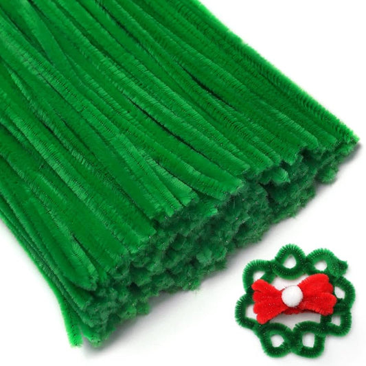 Pipe Cleaner for Craft - Green - Prismribbons