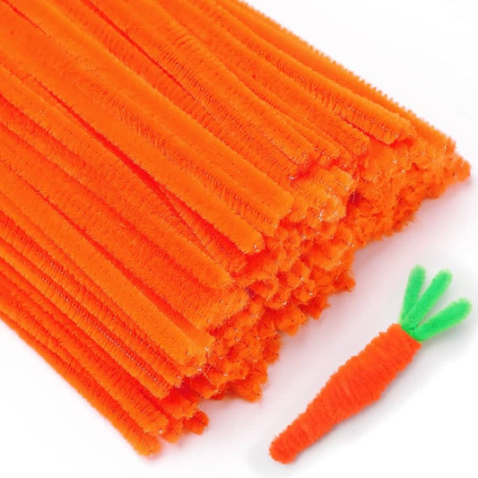 Pipe Cleaner for Craft - Orange - Prismribbons