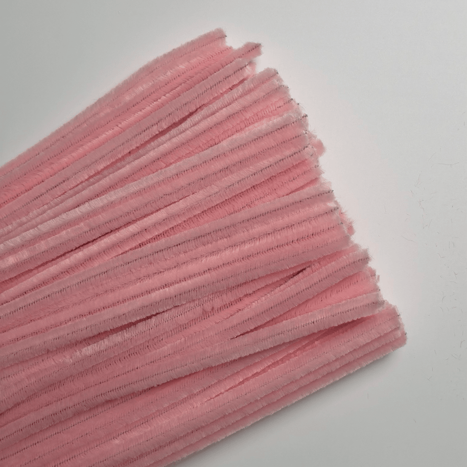 Premium Pipe Cleaner (8mm) - 100PCS - Baby Pink - Prismribbons