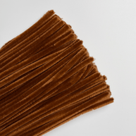 Premium Pipe Cleaner (8mm) - 100PCS - Brown - Prismribbons