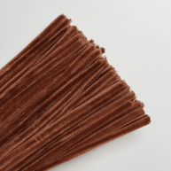 Premium Pipe Cleaner (8mm) - 100PCS - Caramel Brown - Prismribbons