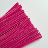 Premium Pipe Cleaner (8mm) - 100PCS - Dark Pink - Prismribbons