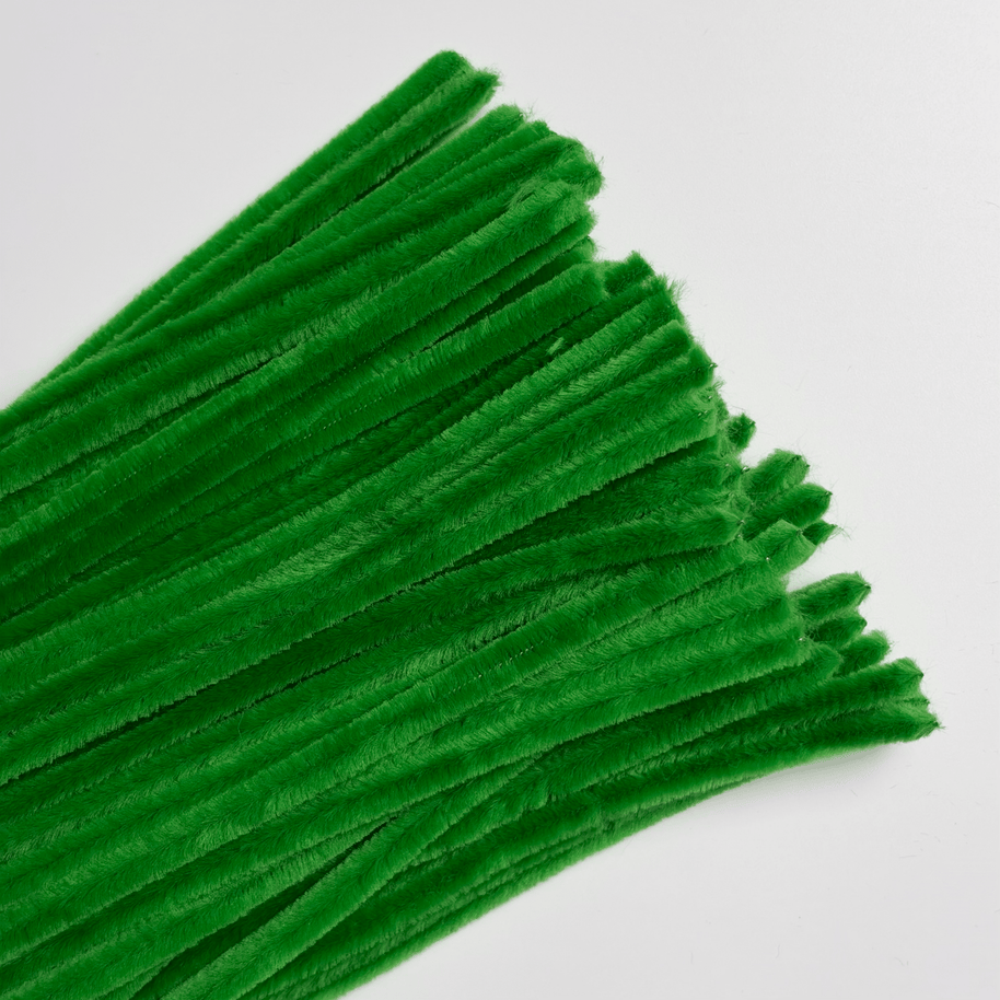 Premium Pipe Cleaner (8mm) - 100PCS - Emerald Green - Prismribbons