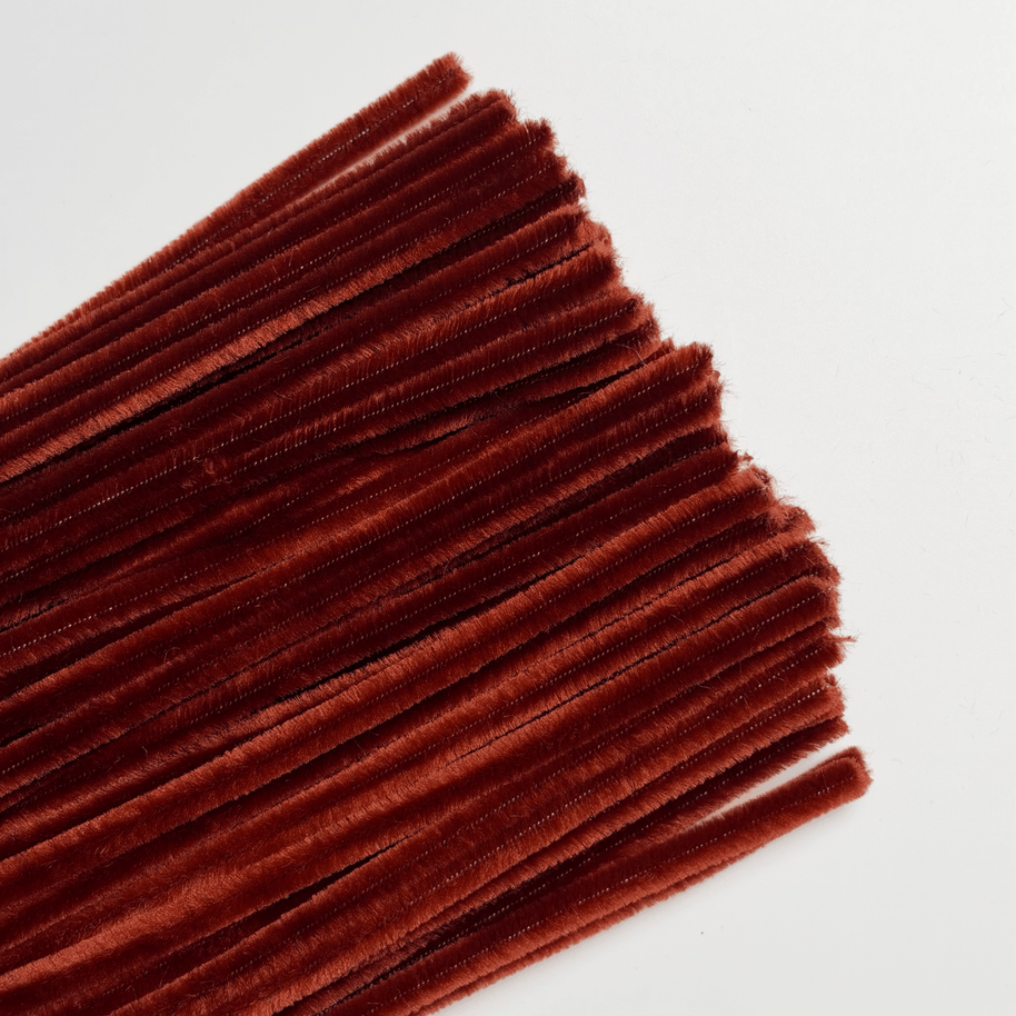Premium Pipe Cleaner (8mm) - 100PCS - Espresso - Prismribbons