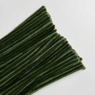 Premium Pipe Cleaner (8mm) - 100PCS - Forest Green - Prismribbons