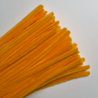 Premium Pipe Cleaner (8mm) - 100PCS - Golden Yellow - Prismribbons