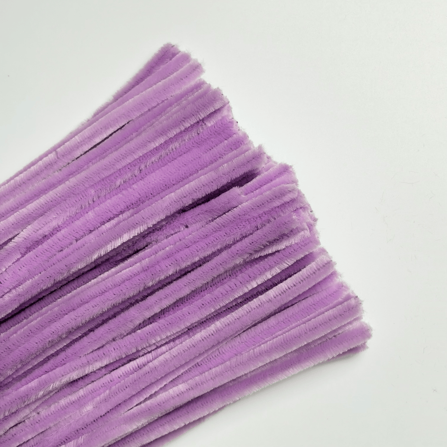 Premium Pipe Cleaner (8mm) - 100PCS - Lilac - Prismribbons