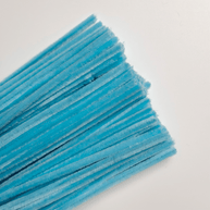 Premium Pipe Cleaner (8mm) - 100PCS - Ocean Blue - Prismribbons