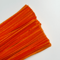 Premium Pipe Cleaner (8mm) - 100PCS - Orange - Prismribbons