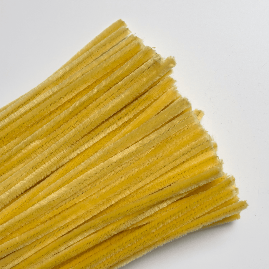 Premium Pipe Cleaner (8mm) - 100PCS - Pale Yellow - Prismribbons