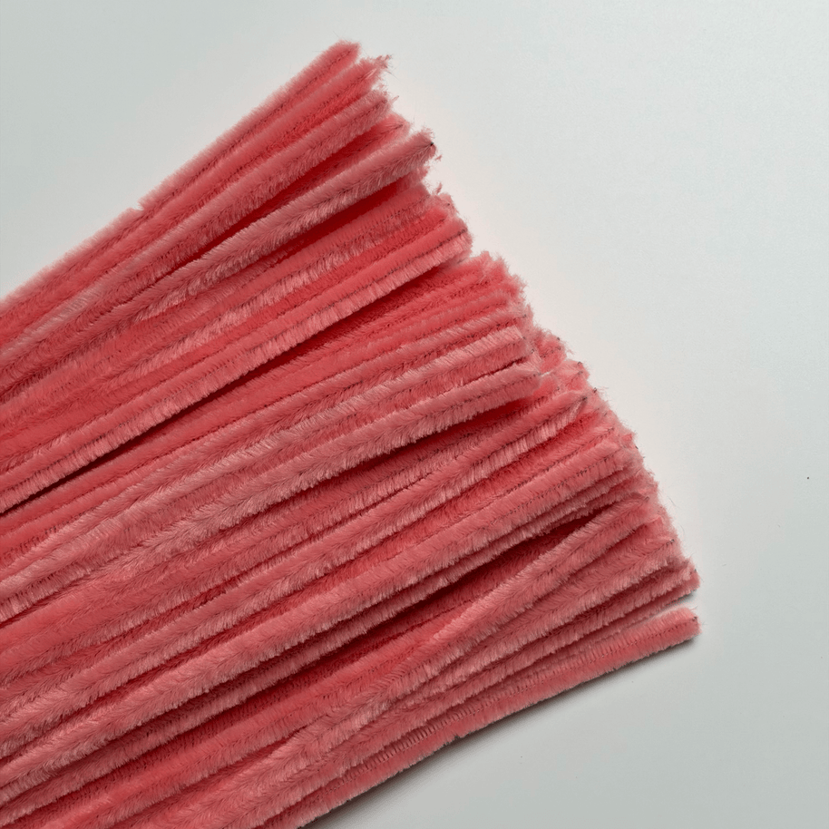 Premium Pipe Cleaner (8mm) - 100PCS - Peach - Prismribbons