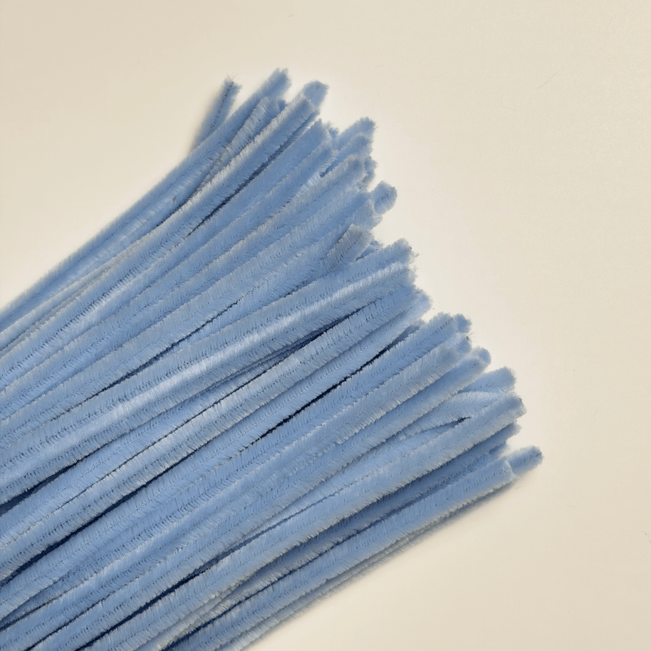 Premium Pipe Cleaner (8mm) - 100PCS - Periwinkle Blue - Prismribbons