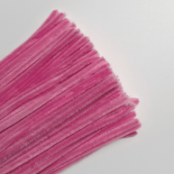 Premium Pipe Cleaner (8mm) - 100PCS - Pink - Prismribbons