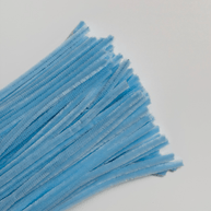Premium Pipe Cleaner (8mm) - 100PCS - Sky Blue - Prismribbons