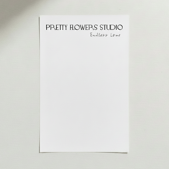 "Pretty Flower Studio" Bouquet Wrapping Sheet - Prismribbons